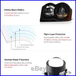 For 08-10 Jeep Grand Cherokee FACTORY HID D1S Xenon Model Black Headlight Lamp