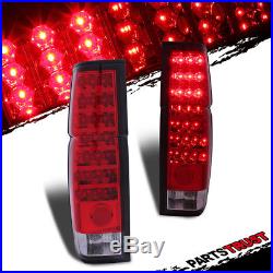 For 1986-1997 Nissan Hardbody D21 Pickup Model Only Red LED Taillights RearLamps