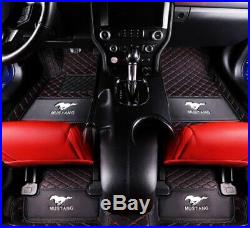 For 2001-2019 Ford Mustang all models luxury custom waterproof floor mats