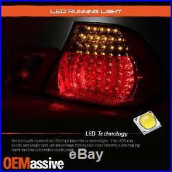 For 2003-06 BMW E46 325Ci 330CI M3 Coupe Model Red Clear LED Tail Brake Lights