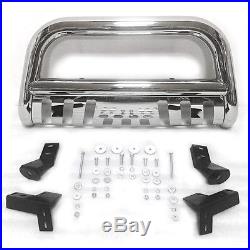 For 2005-2015 Toyota Tacoma All Models Bull Bar Push Bumper Grill Grille Guard