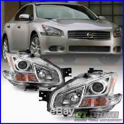 For 2009-2014 Maxima Halogen Model Headlights Headlamps Replacement Left+Right