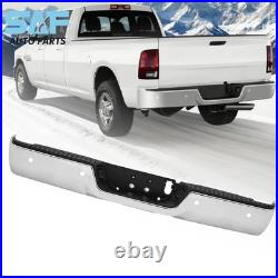 For 2013-2018 Ram 2500 3500 Rear Step Bumper Assembly WITH Sensor Holes Chrome
