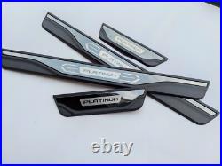 For 2024 Toyota Highlander Accessory Door Sill Scuff Cover Panel Step Protector