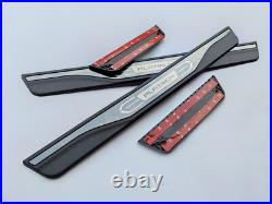 For 2024 Toyota Highlander Accessory Door Sill Scuff Cover Panel Step Protector