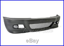 For 99-05 BMW E46 3-Series 4Dr M3 style Front Bumper & clear fog lights Sedan