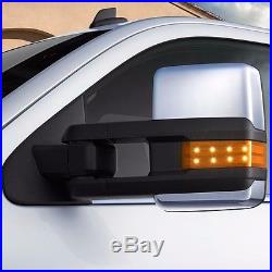 For 99-06 Silverado Sierra Towing Mirrors Manual Turn Signals Backup Lamps