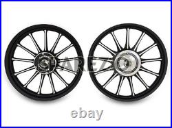 For Royal Enfield Classic 350 500 Front & Rear 13 Spokes Alloy Wheel Rim Pair