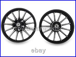 For Royal Enfield Classic 350 500 Front & Rear 13 Spokes Alloy Wheel Rim Pair