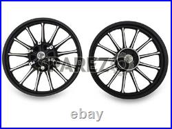 For Royal Enfield Classic 350 500 Front & Rear 13 Spokes Alloy Wheel Rim Pair