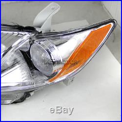 For US Model 2007-2009 Toyota Camry Crystal Projector Headlights Left+Right