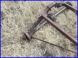 Ford Model T Frame and Axles For Parts or Yard Art only