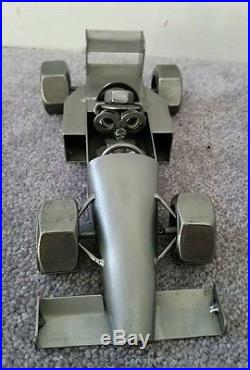 Formula 1 racing car sculpture scrap metal F1 Car parts steel model handmade