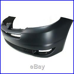 Front Bumper Cover For 2004-2005 Toyota Sienna with fog lamp holes Primed