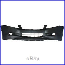 Front Bumper Cover For 2008-2010 Honda Accord Sedan with fog lamp holes Primed