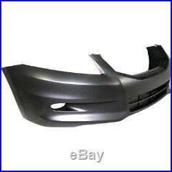 Front Bumper Cover For 2011-2012 Honda Accord Sedan with fog lamp holes Primed