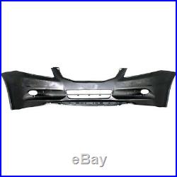 Front Bumper Cover For 2011-2012 Honda Accord Sedan with fog lamp holes Primed
