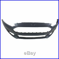 Front Bumper Cover For 2013-2016 Ford Fusion with fog lamp holes Primed