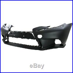 Front Bumper Cover For 2014-2015 Lexus IS250 with F Sport Pkg Primed Plastic