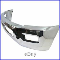 Front Bumper For 2011-2015 Ram 2500 Chrome Steel with fog light holes