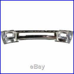 Front Bumper For 2011-2015 Ram 2500 Chrome Steel with fog light holes