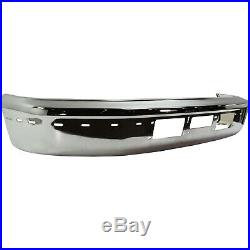 Front Bumper for 95-97 Ford F-250 92-96 Bronco Chrome Steel