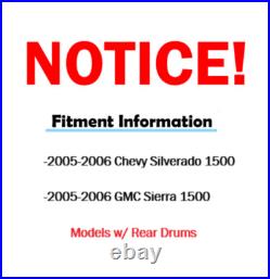 Front Drilled Rotors Brake Pads for Silverado Sierra 1500 withHeavy Duty Hand Soap Front Drilled Rotors Brake Pads for Silverado Sierra 1500 withHeavy Duty Hand Soap