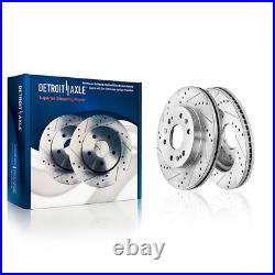 Front Drilled Rotors Brake Pads for Silverado Sierra 1500 withHeavy Duty Hand Soap