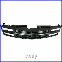 Front Grille Black + Headlights & Side Markers For 1994-2000 Chevy C/K Pickup