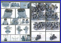 Fujimi 1/200 Equipment Series No. 201 Battleship Yamato Genuine Etching Parts