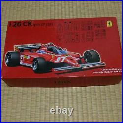 Fujimi Ferrari N. V. 126 CK Spain GP 1981 154 Parts 1/20 Model Kit #14031
