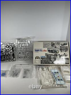 GUNZE SANGYO TRIUMPH TR2 Le Mans 1/24 Model Kit #5154000 Open Box Sealed Parts