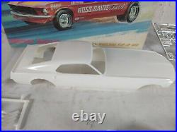 Gas Ronda Longnose Mustang Funny Car AMT 125 Model Kit # T307-200 Parts Lot