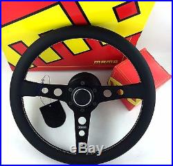 Genuine Momo Prototipo steering wheel, hub kit, leather crest horn. Porsche 911