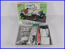 Golden Hawk Jeep CJ-7 4x4 4 Wheel Drive Nichimo 120 Model Kit Sealed Parts Bags