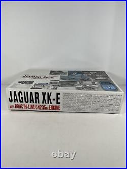 Gunze Sangyo Jaguar XK-E 124 scale Model Car Kit Open Box SEALED PARTS