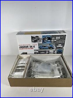 Gunze Sangyo Jaguar XK-E 124 scale Model Car Kit Open Box SEALED PARTS