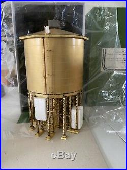 HO Brass Overland Models Standard Water Tower Tower OMI 3371 MINT with Parts