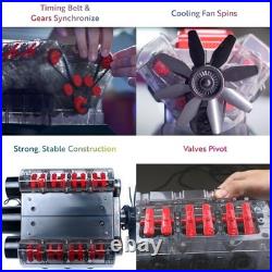 Hands-On V8 Engine Model Kit Educational STEM Toy