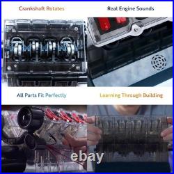 Hands-On V8 Engine Model Kit Educational STEM Toy