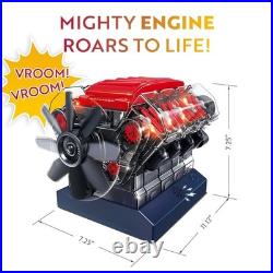 Hands-On V8 Engine Model Kit Educational STEM Toy
