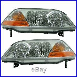 Headlight Set For 2001 2002 2003 Acura MDX Touring Model Left and Right 2Pc
