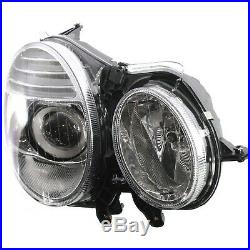 Headlight Set For 2007-2009 Mercedes Benz E350 E550 Left & Right with bulb