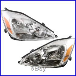Headlights Headlamps Left & Right Pair Set NEW for 04-05 Toyota Sienna