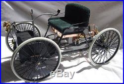 Henry Ford Original Concept Car Before Model T with Engine Motor & Spoke Wheels A