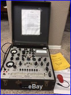 Hickok Model 539C Tube Tester with manual and parts