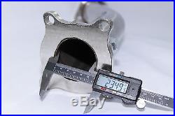 High Flow Cat-Delete Downpipe Test Pipe for 2006-2008 Audi A4 2.0T B7 Model ONLY