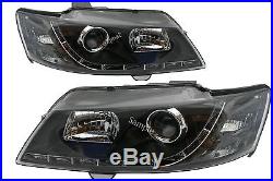 Holden Commodore All VY Models LED DRL Like Black Projector Headlights New Style