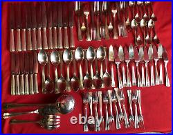 Homemaker 81 Parts Metal Silver Ercuis Rare Model Art Deco