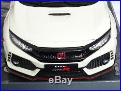 Honda CIVIC 118 Model Type-r LCD Die Cast White Opening Parts Detailed Model